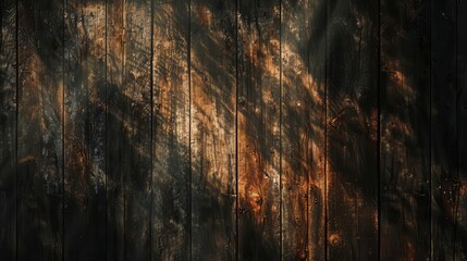 eerie wooden planks forming a spooky backdrop with shadowy textures knots and grain enhanced by dramatic lighting to create a chilling halloween atmosphere