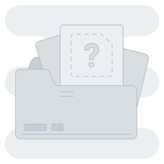 Empty File Illustration