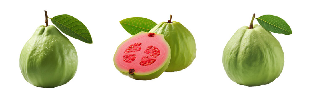 guava isolated on transparent background
