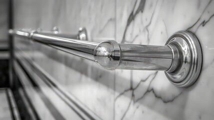 Discuss the role of grab bars and handrails in enhancing safety and accessibility in bathrooms