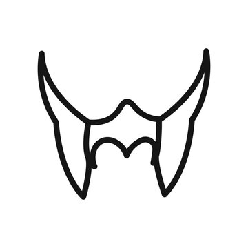 recommend clip art: valkyrie icon Black line art vector logo