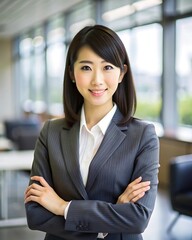 Obraz premium Confident Businesswoman Portrait.