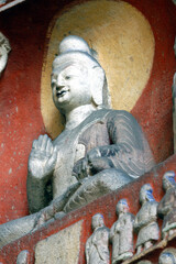 The Yungang Grottoes in Shanxi Province, China, began to be excavated during the Northern Wei Dynasty and lasted about 150 years, with more than 59,000 stone statues. World Cultural Heritage.
