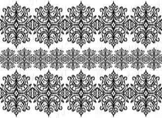 Ikat fabric abstract symbol aztec illustration8