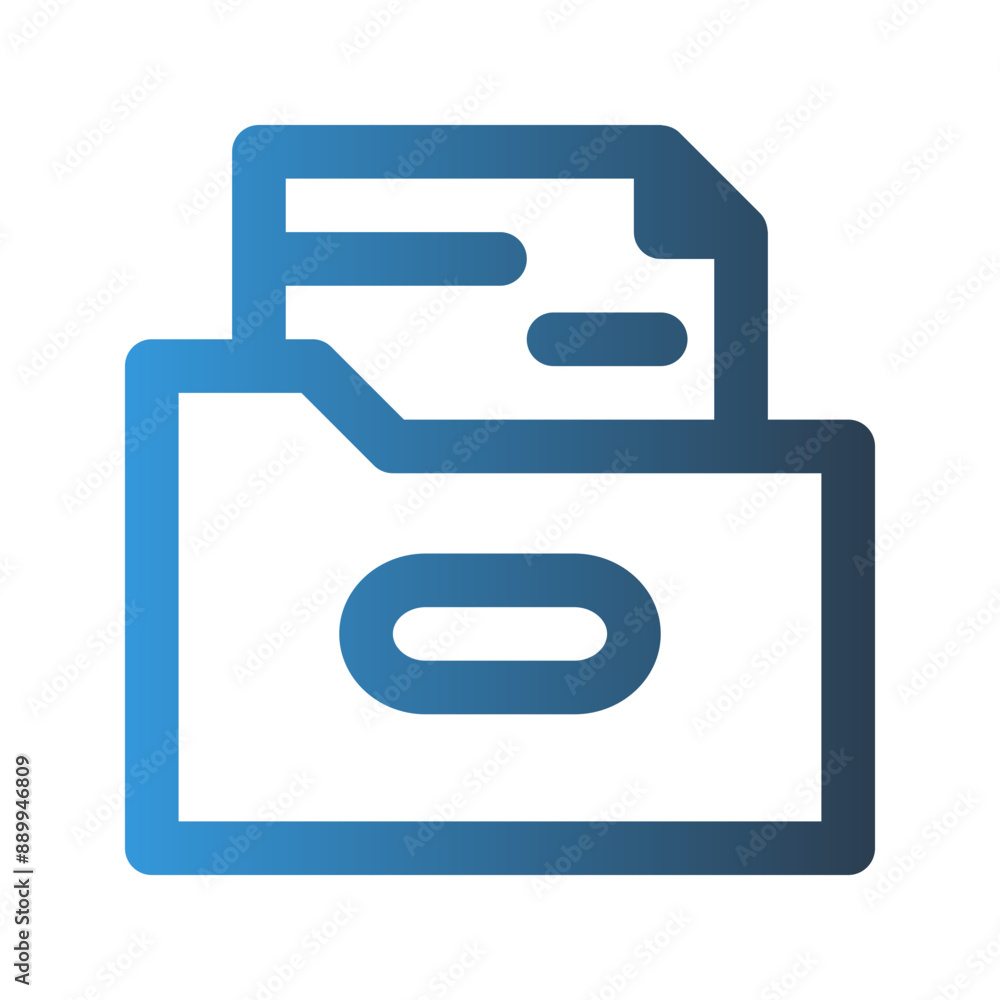 Poster file outline icon. with gradient colors suitable for interfaces, websites, ui and mobile apps.