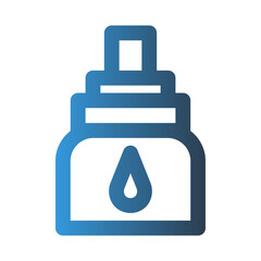 Glue outline icon. with gradient colors suitable for interfaces, websites, UI and mobile apps.
