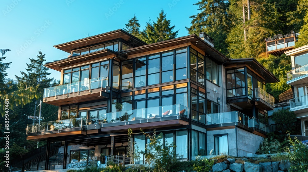 Poster explain how to incorporate accessible design elements into multi-story homes.