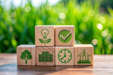 Green Energy and Sustainable Development Concept.