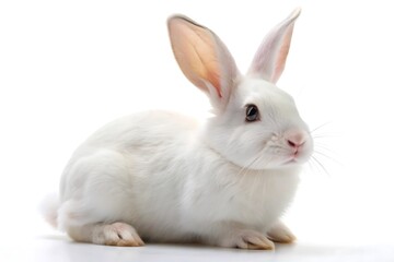 White Rabbit with Long Ears