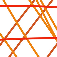 Red orange grid lines abstract background 
