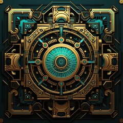 Symmetrical circular pattern