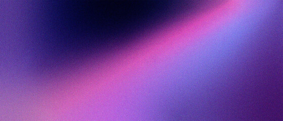 Dark purple blue pink grainy gradient vibrant  background with noisy texture. Design for banner, cover header, backdrop, poster, wallpaper.
