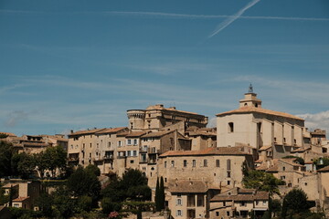 Obraz premium Vieille Ville de Gordes, hill top village