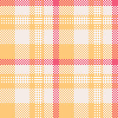 Classic Scottish Tartan Design. Tartan Plaid Vector Seamless Pattern. Traditional Scottish Woven Fabric. Lumberjack Shirt Flannel Textile. Pattern Tile Swatch Included.