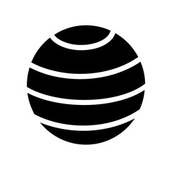 planet icon design Glyph