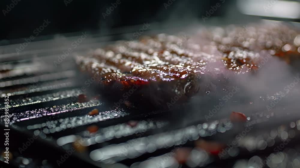 Poster the ridged surface of a griddle perfect for creating those soughtafter grill marks on your breakfast