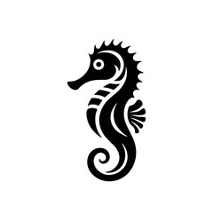 Obraz premium seahorse logo icon design illustration