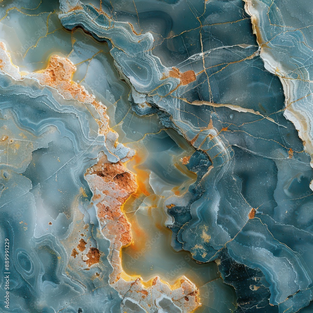 Poster a macro closeup shot of a mineral stone abstract with a textured background and vibrant natural patt