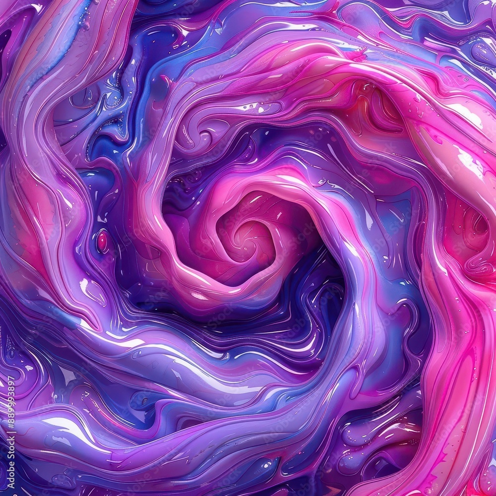 Poster a vibrant abstract background with swirling patterns of pink and purple hues add a whimsical touch t