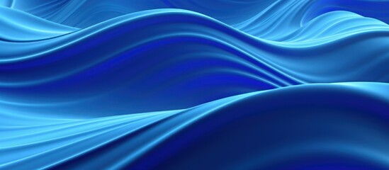 Obraz premium Abstract Blue Wave Background
