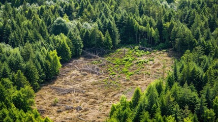 Habitat Fragmentation: The fragmentation of continuous natural habitats into smaller, isolated areas, usually caused by human activities like construction and agriculture.
