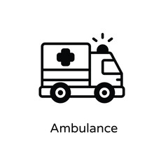 Ambulance vector icon