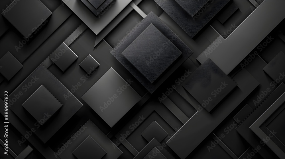 Aufkleber minimalistic monochrome frame background with clean lines and sleek design concept