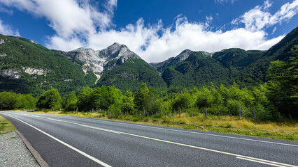 Andes Mountains and Carretera Austral. Coyhaique, Patagonia Chile