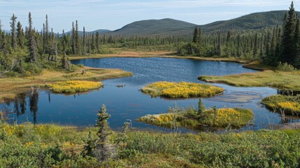 Terrestrial Ecosystems: Land-based ecosystems encompassing diverse environments like forests, grasslands, deserts, and tundras, each with unique flora and fauna.
