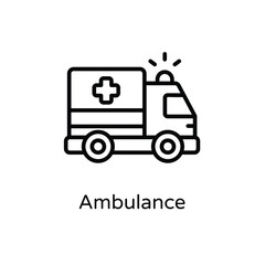 Ambulance vector icon