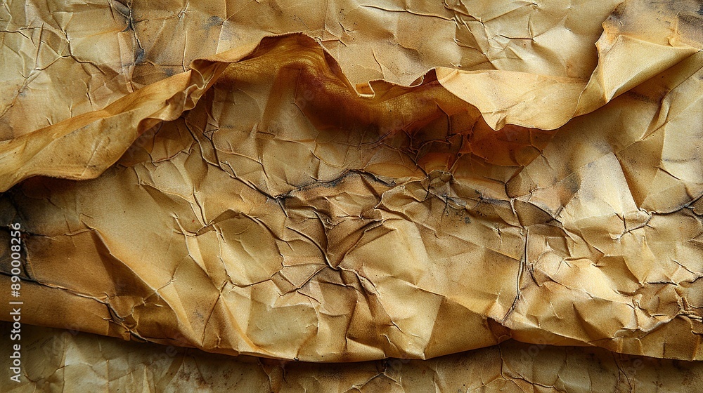 Poster a zoomed-in image of a sheet with creeping tendrils sprouting from its upper portion