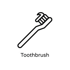 Toothbrush vector icon