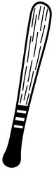 Baseball Bat Outline