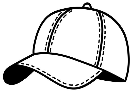 recommend clip art: Baseball Cap Outline