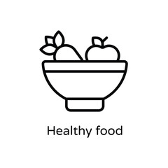 Healthy food vector icon