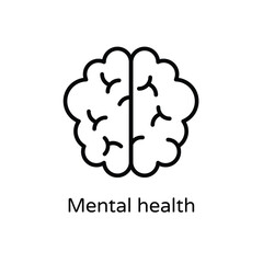 Mental health vector icon