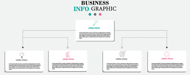 Vector Infographic design business template with icons and 5 options or steps. suitable for graphics.