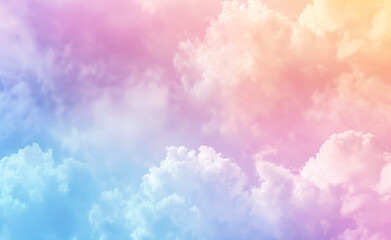 colorful clouds, sky generated by AI