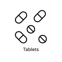 Tablets vector icon