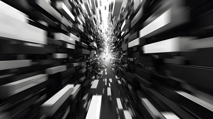 Speed dynamic background with rectangular shapes in motion forming texture, sport background