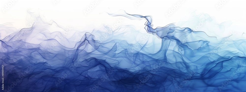 Aufkleber abstract smoke or mist background floating in the air creates a beautiful pattern.