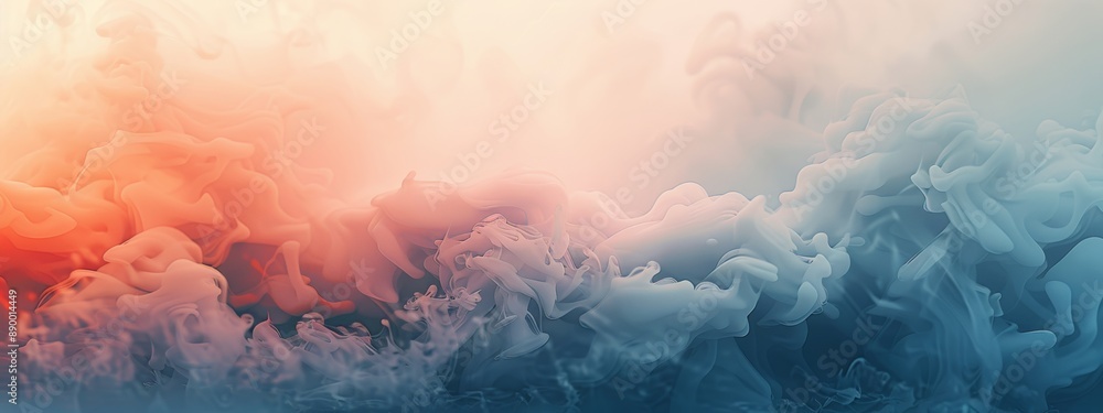 Aufkleber abstract smoke or mist background floating in the air creates a beautiful pattern.