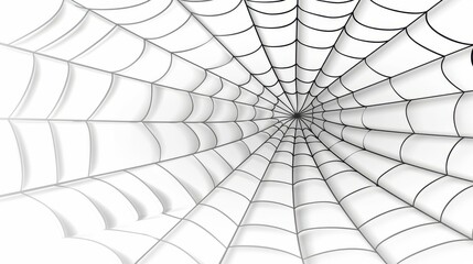 Obraz premium Enhance your Halloween creations with a spooky gray and white spider web silhouette, perfect for a chilling vibe.