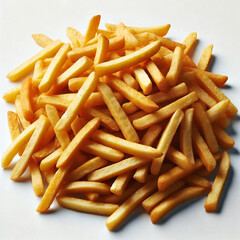 大量のフライドポテト