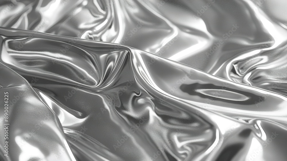 Poster a monochrome image depicting a glossy substance with an extensive layer covering it