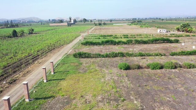 Campo verde, tomas a&eacute;reas de campo