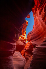 Antelope Canyon is the most visited slot canyon in the United States