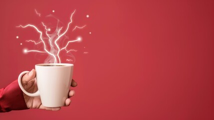Get electrified with Coffee Power Up Experience the invigorating boost of energy from a strong cup of coffee.