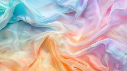 Fototapeta premium Iridescent light gives holographic effect for futuristic design. DesignTexture captures innovative technology in vibrant abstract background.