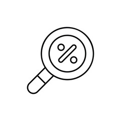 Searching icon design with white background stock illustration